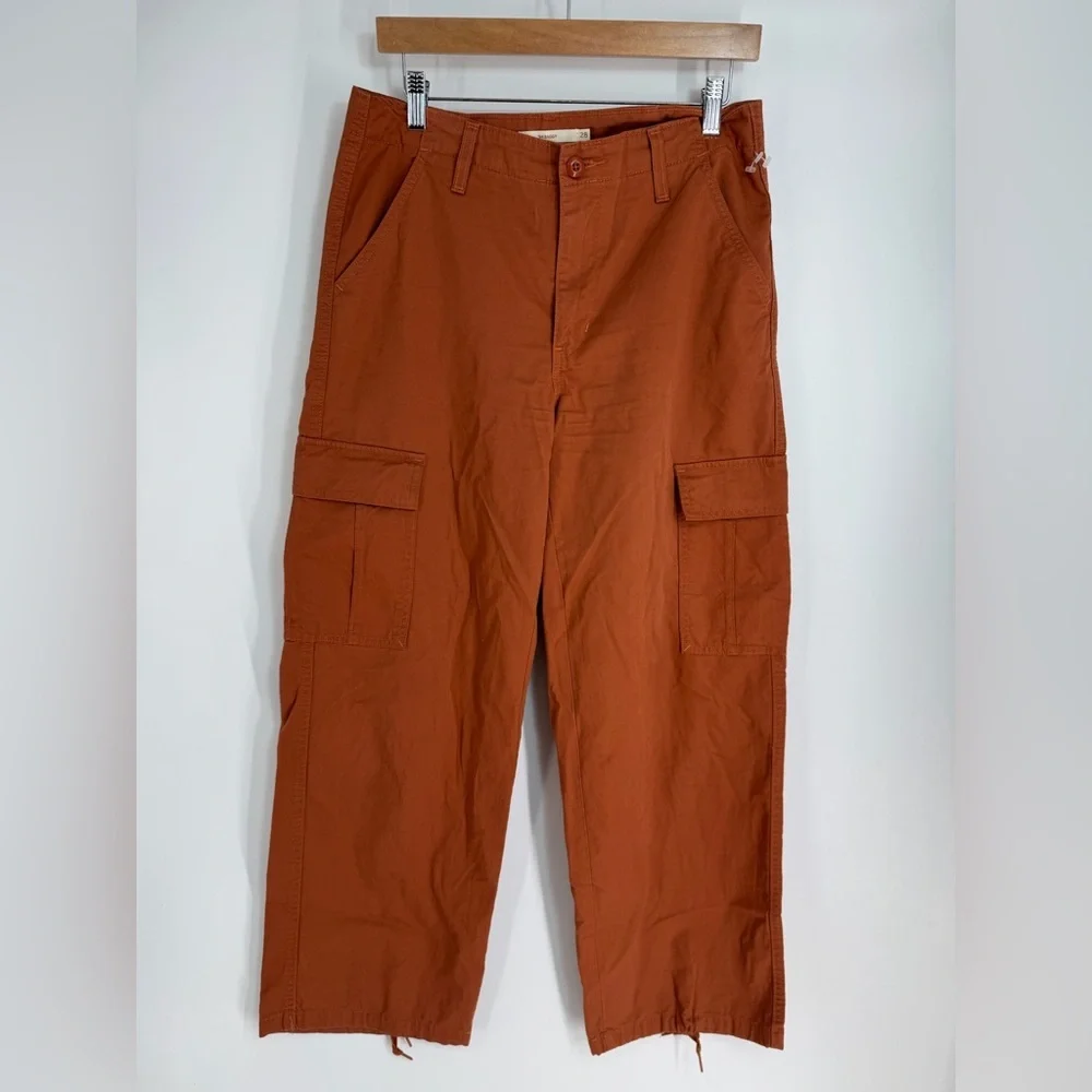 Levi’s ‘94 Baggy Drawstring Ankle High Rise Side Pocket Pants - Picture 1 of 4